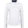 Dublin Womens Ria Long Sleeve Competition Shirt - White / Navy -Equestrian Clothing Sales Dublin Womens Ria Long Sleeve Competition Shirt White Navy.700x700