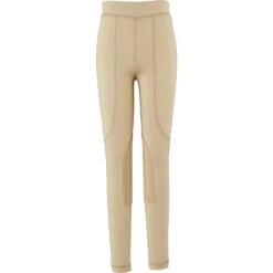 Dublin Childrens Performance Flex Knee Patch Riding Tights 5912 - Beige Colour Beige