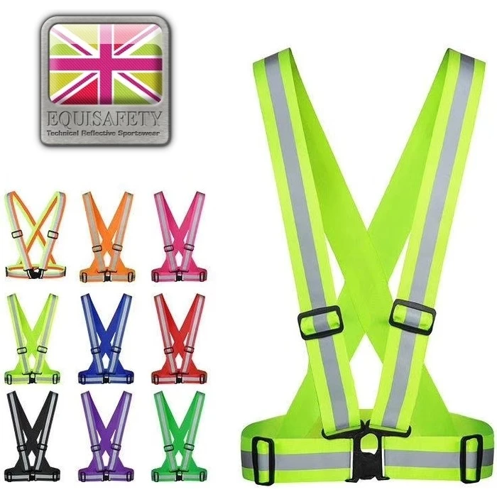 2021 Equisafety Adjustable High Vis Body Harness HARN-HV - Purple Colour Purple 3 2021 Equisafety Adjustable High Vis Body Harness HARN-HV - Purple Colour Purple