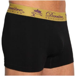 2022 Derriere Equestrian Mens Performance Seamless Shorty Underwear DEPSSM14 - Black Colour Black