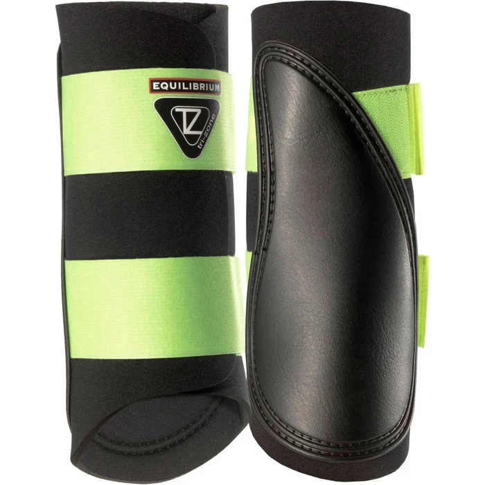 Equilibrium Tri-Zone Brushing Boots -Black / Yellow 3 Equilibrium Tri-Zone Brushing Boots -Black / Yellow