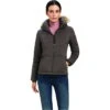2022 Ariat Womens Altitude Down Jacket 10041238 - Banyan Bark -Equestrian Clothing Sales F22 WMS ENGL 10041238 front.700x700