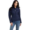 2022 Ariat Womens Ideal Down Jacket 10041381 - Navy Eclipse
