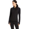2022 Ariat Womens Venture 1/2 Zip Sweatshirt 10041395 - Black -Equestrian Clothing Sales F22 WMS ENGL 10041395 front.700x700