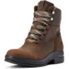 2022 Ariat Womens Harper Waterproof Boot 10042437 - Chocolat / Willow Colour Chocolat/willow -Equestrian Clothing Sales F22 WMS ENGL 10042437 3 4 front.700x700