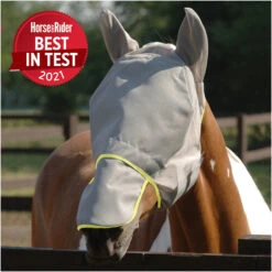 Equilibrium Field Relief Max Fly Mask Grey / Yellow Colour Grey/yellow