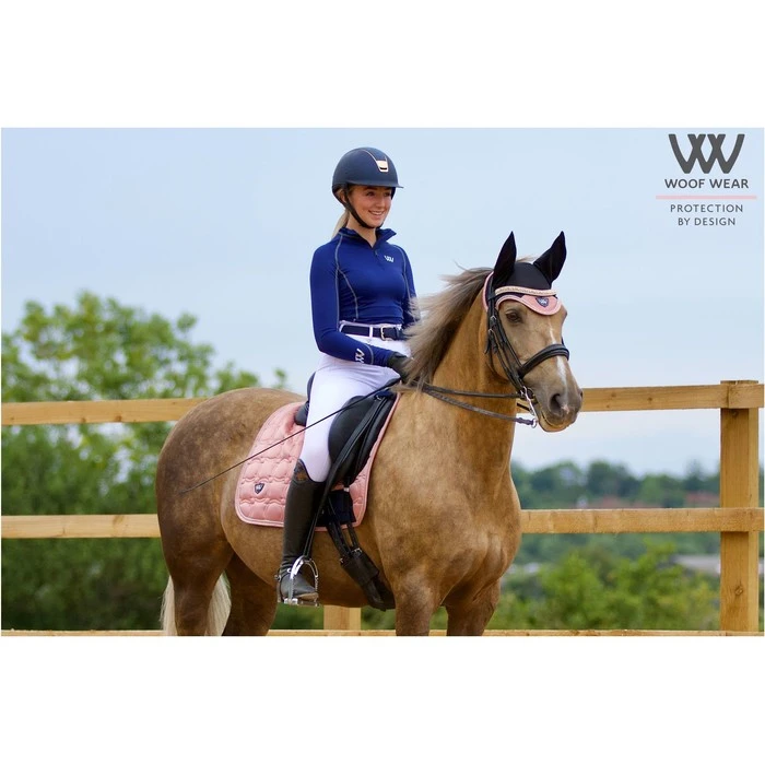 Woof Wear Vision Close Contact Saddle Pad - Rose Gold Colour Rose Gold 4 Woof Wear Vision Close Contact Saddle Pad - Rose Gold Colour Rose Gold - Image 2