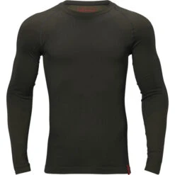 2022 Harkila Mens Base Active Long Sleeve Undershirt 200104432 - Dark Willow Green