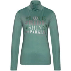 2022 Imperial Riding IRH Hashtag Turtleneck KL35322000 - Dark Sage