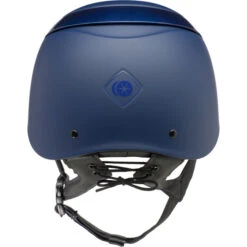 Charles Owen Luna Wide Peak Helmet & Free Headband LUNAWPNMNG - Navy Matt / Navy Gloss -Equestrian Clothing Sales Luna20Navy20standard 00107.700x700