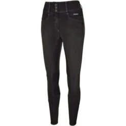 Pikeur Womens Candela Grip Jeans Breeches - Black Colour Black