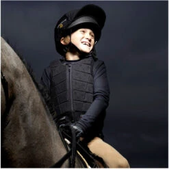 Racesafe Childrens Provent 3.0 Body Protection Black -Equestrian Clothing Sales RaceSafe Provent 3.Action kids 1.700x700