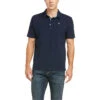 Ariat Mens Medal Short Sleeve Polo Navy 10035315 -Equestrian Clothing Sales S21 ENGL MNS 10035315 front.700x700