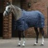 Saxon 1200D Medium Standard Neck Rug - Navy Plaid 1 Saxon 1200D Medium Standard Neck Rug - Navy Plaid -Equestrian Clothing Sales Saxon201200D20PP20Stable20Standard20Neck20Medium20 20Navy20Plaid.700x700