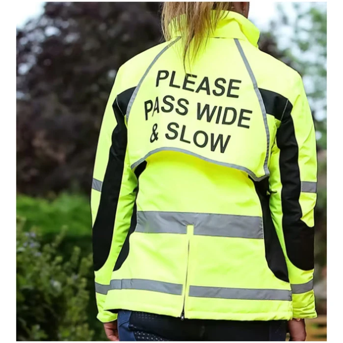 2022 Equisafety Inverno Reversible Equestrian Riding Jacket INV-Y - Yellow 6 2022 Equisafety Inverno Reversible Equestrian Riding Jacket INV-Y - Yellow - Image 4