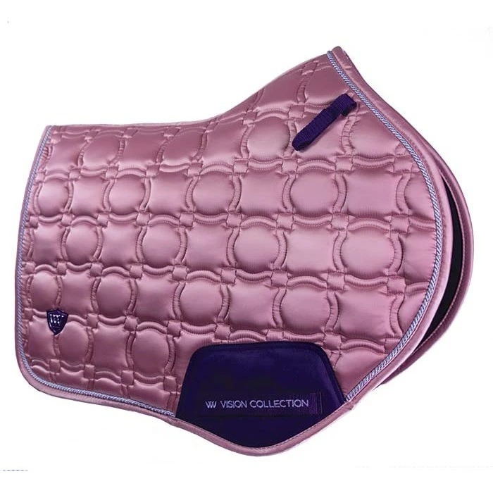 Woof Wear Vision Close Contact Saddle Pad - Rose Gold Colour Rose Gold 3 Woof Wear Vision Close Contact Saddle Pad - Rose Gold Colour Rose Gold