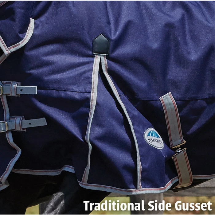 2022 Weatherbeeta Comfitec Essential Heavy Combo Neck Turnout Rug - Navy / Silver 7 2022 Weatherbeeta Comfitec Essential Heavy Combo Neck Turnout Rug - Navy / Silver - Image 5
