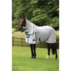 Weatherbeeta Comfitec Essential Mesh Combo Neck Fly Rug White / Purple -Equestrian Clothing Sales Weatherbeeta Comfitec Essential Mesh Combo Neck White 1.700x700