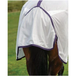 Weatherbeeta Comfitec Essential Mesh Combo Neck Fly Rug White / Purple -Equestrian Clothing Sales Weatherbeeta Comfitec Essential Mesh Combo Neck White 6.700x700