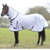 Weatherbeeta Comfitec Essential Mesh Combo Neck Fly Rug White / Purple -Equestrian Clothing Sales Weatherbeeta Comfitec Essential Mesh Combo Neck White.700x700