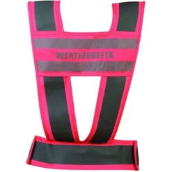 Weatherbeeta Adult Reflective Harness Hi Vis Pink 1005270 Colour Pink -Equestrian Clothing Sales Weatherbeeta20Adult20Reflective20Harness20Hi20Vis20Pink201005270 back.700x700