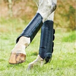 Weatherbeeta Cross Country Boots Hind - Black 9 Weatherbeeta Cross Country Boots Hind - Black -Equestrian Clothing Sales Weatherbeeta20Cross20Country20Boots20Hind20 20Black20worn.700x700