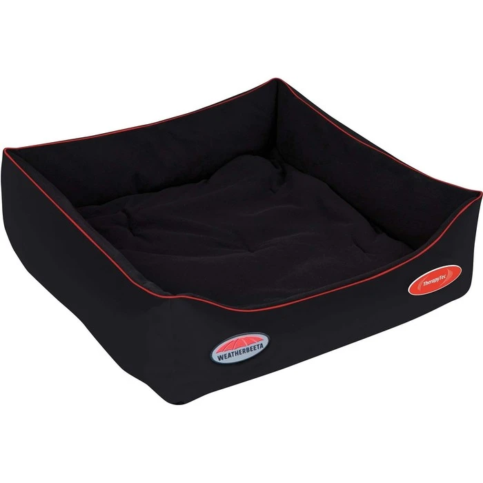 Weatherbeeta Therapy-Tec Dog Bed - Black / Red 4 Weatherbeeta Therapy-Tec Dog Bed - Black / Red - Image 2