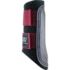 Woof Wear Club Brushing Boots - Black / Shiraz Colour Black/Shiraz -Equestrian Clothing Sales Woof Wear Club Brushing Boot Shiraz.700x700