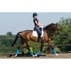 2022 Woof Wear Training Wraps WB0061 - Black / Shiraz Colour Black / Shiraz -Equestrian Clothing Sales Woof Wear Dressage Wraps Action.700x700 1