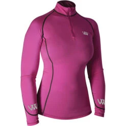 Woof Wear Womens Performance Riding Shirt Berry