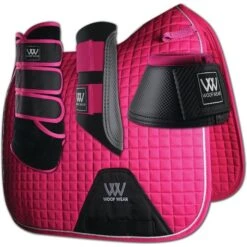 Woof Wear Dressage Saddle Cloth Berry 7 Woof Wear Dressage Saddle Cloth Berry -Equestrian Clothing Sales berry20set.700x700 1