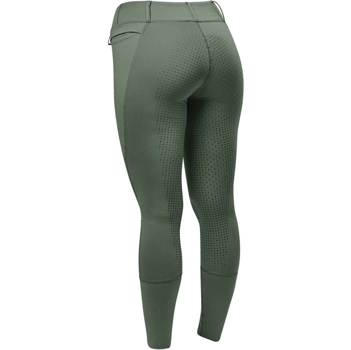 2022 Dublin Womens Cool It Everyday Riding Tights 100492402 - Olive Green Colour Olive Green 4 2022 Dublin Womens Cool It Everyday Riding Tights 100492402 - Olive Green Colour Olive Green - Image 2