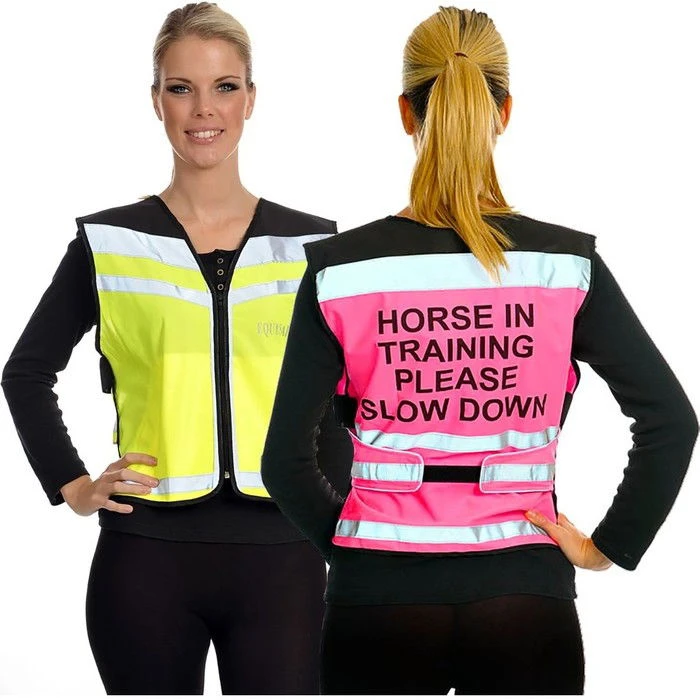 2022 Equisafety Horse Riding Hi-Vis WaistCoat HIT- Pink 4 2022 Equisafety Horse Riding Hi-Vis WaistCoat HIT- Pink - Image 2