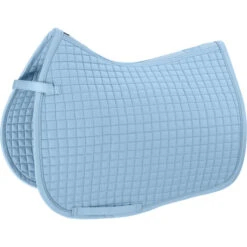 2023 Eskadron Cotton Compact Saddle Pad 222087 - Light Blue Colour Light Blue