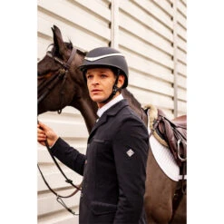 Charles Owen Halo Helmet & Headband HALOBS - Black / Platinum 10 Charles Owen Halo Helmet & Headband HALOBS - Black / Platinum -Equestrian Clothing Sales halo20mens202.700x700