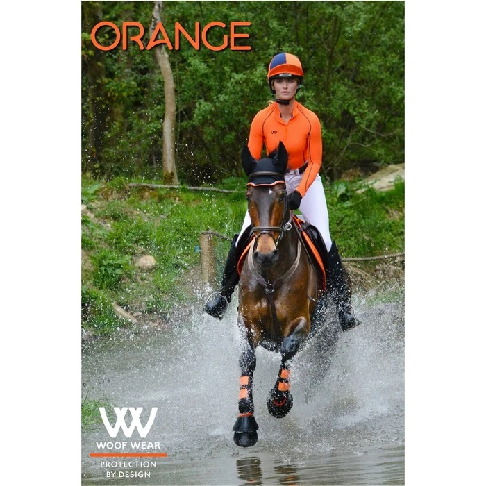 Woof Wear Dressage Saddle Cloth Orange 4 Woof Wear Dressage Saddle Cloth Orange - Image 2