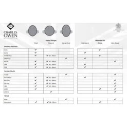 Charles Owen Pro II Plus Skull Helmet - Rose Gold Colour Rose Gold 7 Charles Owen Pro II Plus Skull Helmet - Rose Gold Colour Rose Gold -Equestrian Clothing Sales sizing20chart20CO.700x700 6