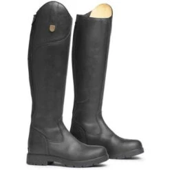 2022 Mountain Horse Womens Wild River Long Riding Boots - Black Colour Black