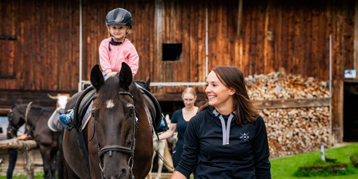 Front Page -Equestrian Clothing Sales geli guides a horse with a child on it large